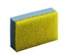 Губка для ухода за пластиковыми поверхностями Губка для ухода за пластиковыми поверхностями