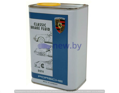 Тормозная жидкость Porsche Classic Brake Fluid, DOT4, 1 Litre, артикул 00004430501