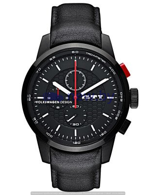Наручные часы Volkswagen GTI Chronograph, Unisex, Black, артикул 000050830GAAB