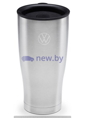 Термокружка Volkswagen Logo Thermo Mug, Silver/Black, артикул 000069604S