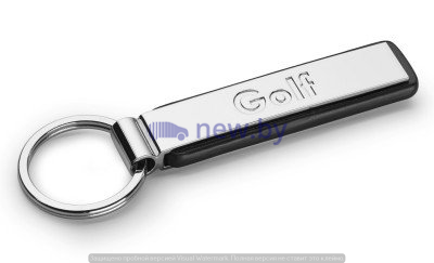 Брелок Volkswagen Golf Key Chain Pendant Silver Metal, артикул 000087010RYPN
