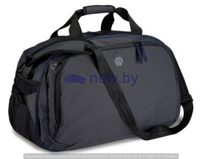 Спортивная сумка Volkswagen Logo Sports Bag, Black, артикул 000087318F