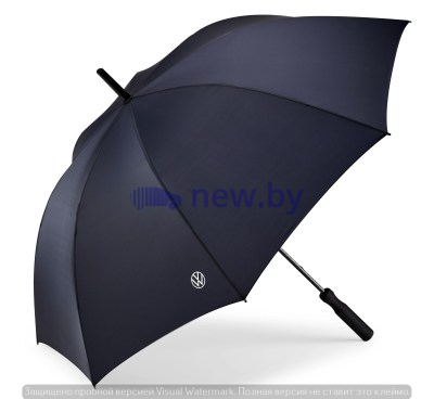Зонт-трость Volkswagen Lodo Stick Umbrella, Black NM, артикул 000087602Q