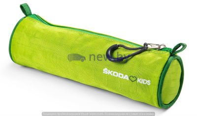 Детский пенал Skoda Kids, Pen and Pencil Case, Green, артикул 000087703JL