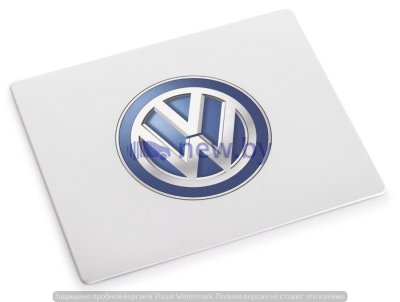 Коврик для компьютерной мыши с логотипом Volkswagen Mousepad Logo, артикул 000087703K