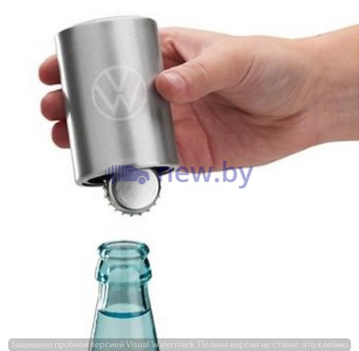 Открывалка для бутылок Volkswagen Metal Bottle Opener With Push Function NM, артикул 000087703LTJKA