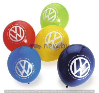 Разноцветные воздушные шары Volkswagen Colored Ballons, артикул 000087703N