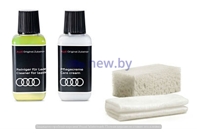 Комплект по уходу за кожаной обивкой салона автомобиля Audi Leather Care Set, артикул 00A096372020