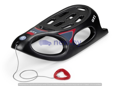 Санки Volkswagen GTI Crazy Bob Black MY2019, артикул 1H0050504