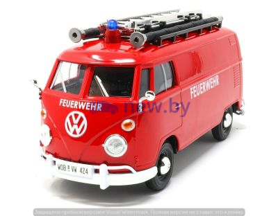 Модель пожарного Volkswagen T1 Type 2 Bus, Fire Brigade, Scale 1:24, артикул 1H3099303A