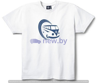 Мужская футболка Volkswagen T1 Bulli T-Shirt, Mens, White, артикул 211084200A060