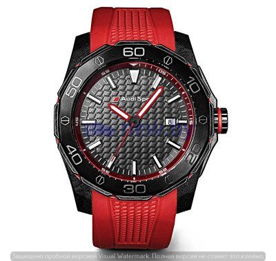 Наручные часы Audi Sport Watch, red/black, артикул 3101600801