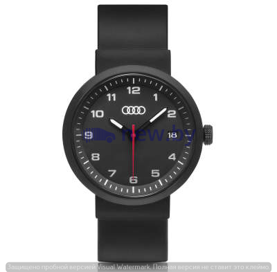 Наручные часы Audi Watch, Matt Black, артикул 3101800100