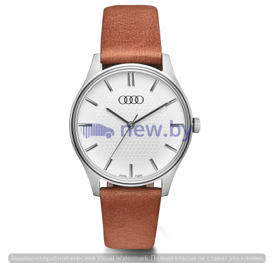 Женские наручные часы Audi Watch, Womens, Silver/Brown, артикул 3101800300