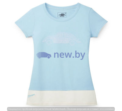 Женская футболка Volkswagen Classic Beetle T-Shirt, Ladies, White, артикул 311084210210