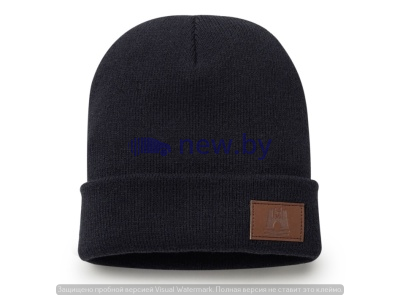 Зимняя шапка унисекс Volkswagen Classic Beanie, Unisex, Dark Blue, артикул 311084303