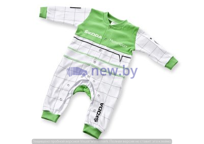 Детский боди слип Skoda Children?s overal Motorsport, артикул 3111368