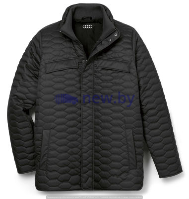 Мужская стеганая куртка Audi Quilted Jacket, Mens, Black, артикул 3131700502