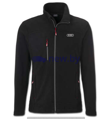 Мужская флисовая куртка Audi Fleece Jacket, Men's, Black, артикул 3131701907