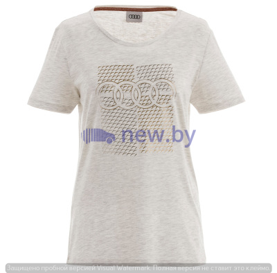 Женская футболка Audi T-Shirt, Womens, Grey, артикул 3131900501