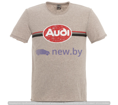 Мужская футболка Audi heritage T-Shirt, Mens, beige, артикул 3132000506