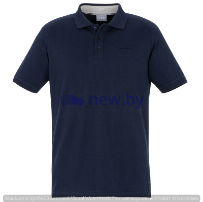 Мужская рубашка-поло Audi Poloshirt, Mens, Navy, артикул 3132001502