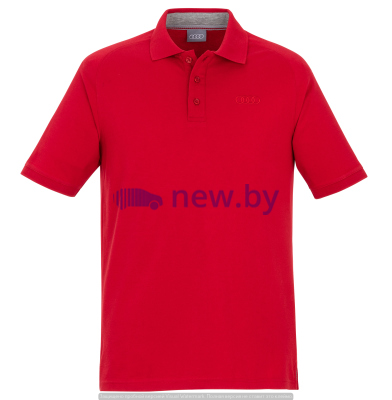 Мужская рубашка-поло Audi Poloshirt, Mens, Red, артикул 3132001512