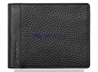 Мужской кожаный кошелек Audi Sport Men's Wallet Leather, Black, артикул 3141700700