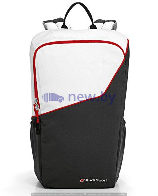 Рюкзак Audi Sport Backpack, black/white/red, артикул 3151600200