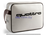 Наплечная сумка Audi Heritage Messenger Bag, Offwhite, артикул 3151800800 Наплечная сумка Audi Heritage Messenger Bag, Offwhite, артикул 3151800800