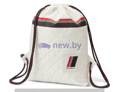 Сумка-рюкзак Audi Heritage Draw String Bag, offwhite, артикул 3151900100