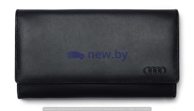 Женский кожаный кошелек Audi Wallet Leather, Womens, Black, артикул 3151901100