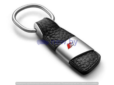 Брелок Audi S-model Key ring leather, артикул 3181400210