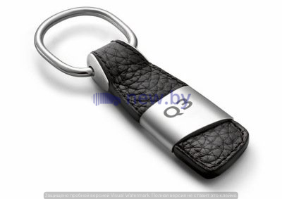 Брелок Audi Q3 Key ring leather, артикул 3181400213
