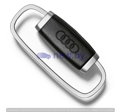 Брелок Audi Key ring steel - leather rings, артикул 3181400300