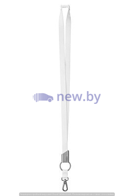 Лента для ключей с кольцами Audi Rings Lanyard, White, артикул 3181500300