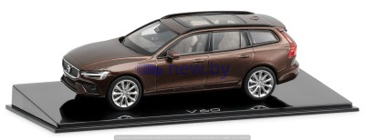 Модель автомобиля Volvo V60, Scale 1:43, Maple Brown Metallic, артикул 32220751