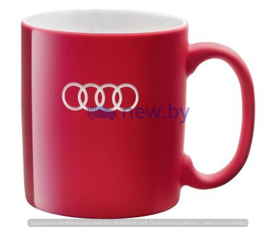 Фарфоровая кружка Audi Porcelain Mug, Red, артикул 3291700400