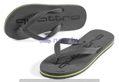 Шлепанцы-вьетнамки Audi quattro flip flop, Grey, артикул 3291800001