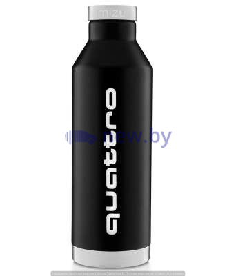 Стальная бутылка для воды Audi quattro Insulated Bottle, Black, артикул 3291800300