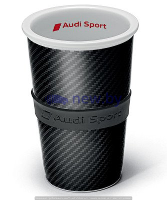 Фарфоровая кружка Audi Mug Carbon, Audi Sport, артикул 3291800800