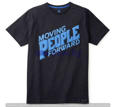 Мужская футболка Volkswagen T-Shirt, Moving People Forward, Men's, Black, артикул 33D084200A8XP