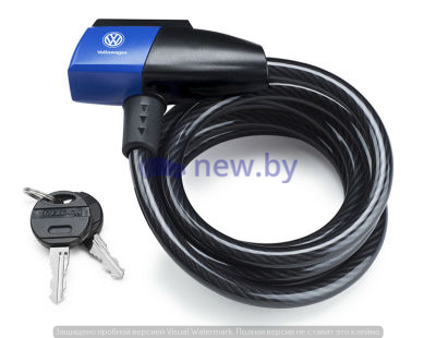 Тросовый велосипедный замок Volkswagen Bicycle Lock, артикул 33D087703