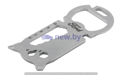 Мультиинструмент-брелок Ford Logo Multitool, Silver, артикул 34002549