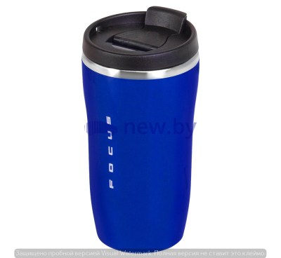Термокружка Ford Focus Thermo Mug, Blue/Black, артикул 34314640