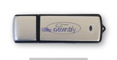 Флешка Ford Classic USB Flash Drive, 8 Gb, Silver / Black, артикул 34468508