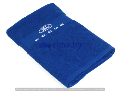 Большое банное полотенце Ford Focus Bath Towel, Blue, артикул 34510440