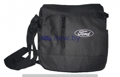 Водительская сумка для документов Ford Logo Hand Bag, Black, артикул 34537030