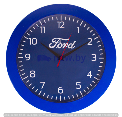 Настенные часы Ford Logo Wall Clock, артикул 34559040