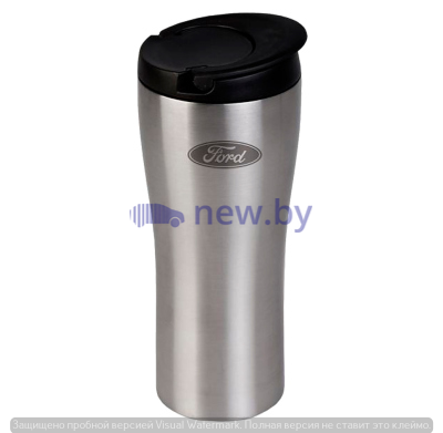 Термокружка Ford Thermo Mug, Silver/Black, артикул 34580410